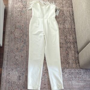SAYLOR Chic white Jumpsuit with Sleek Silhouette